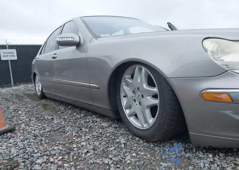 2003 Mercedes-Benz S 430 z USA, uszkodzony, nr VIN WDBNG70J13A341195